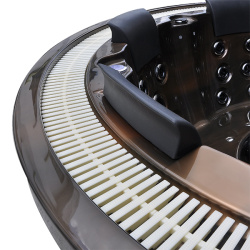 Спа джакузи с противотоком Kingston JCS-67 переливной