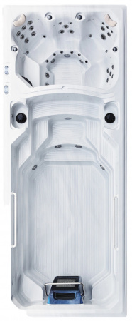 Плавательный СПА бассейн с противотоком Bigeer Амаре 590x225x150см